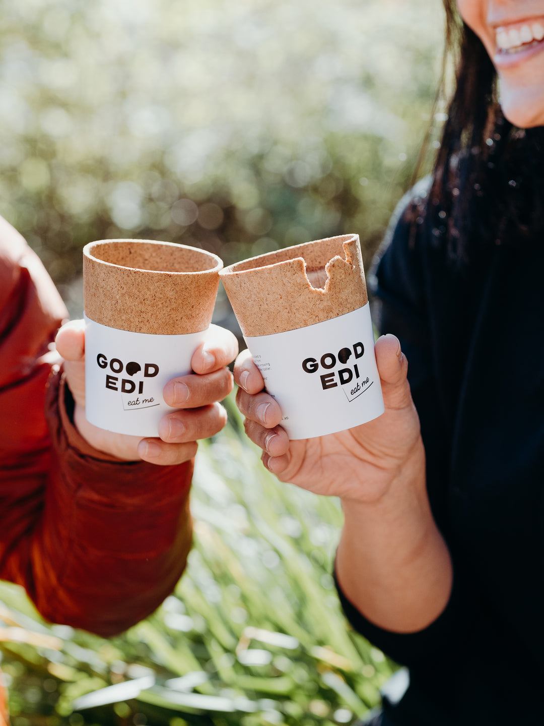 Ere Perez recommend using Good-Edi cups to minimise your plastic consu ...